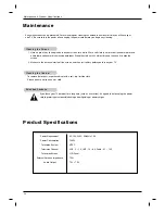 Предварительный просмотр 34 страницы LG RM-26LZ30 Owner'S Manual