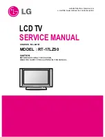 Preview for 1 page of LG RT-17LZ50 Service Manual