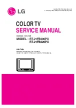 Preview for 1 page of LG RT-21FB200PX Service Manual