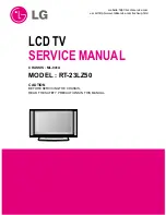 Предварительный просмотр 1 страницы LG RT-23LZ50 Service Manual