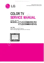 Предварительный просмотр 1 страницы LG RT-28FZ10 Series Service Manual