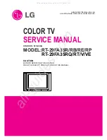 LG RT-29FA35R Service Manual preview