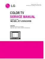 LG RT-29FA50RB Service Manual preview