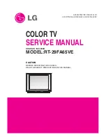 Preview for 1 page of LG RT-29FA65VE Service Manual