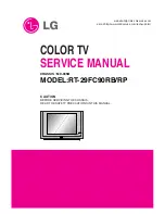 LG RT-29FC90RB Service Manual preview