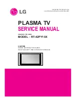 LG RT-42PY10X Service Manual предпросмотр