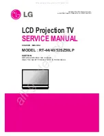 LG RT-44SZ50LP Service Manual preview