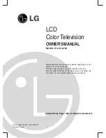 Предварительный просмотр 1 страницы LG RU-15LA70C Owner'S Manual