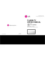 LG RU-42PZ90 - Stand For 42 Inch Plasma EDTV Monitor Service Manual preview