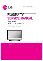 Preview for 1 page of LG RU-50PZ61 Service Manual