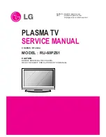 LG RU-60PZ61 Service Manual preview