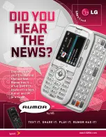 LG RUMOR Brochure preview