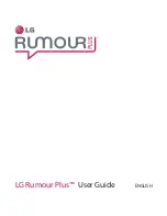 Preview for 1 page of LG Rumour Plus User Manual