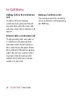 Preview for 30 page of LG Rumour Plus User Manual