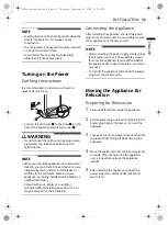 Предварительный просмотр 15 страницы LG RVS-B245PZ Owner'S Manual