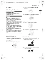 Предварительный просмотр 25 страницы LG RVS-B245PZ Owner'S Manual