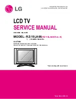 LG RZ-15LA66 Service Manual предпросмотр