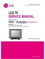 LG RZ-20LA66 Service Manual предпросмотр