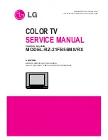 LG RZ-21FB55MX Service Manual preview