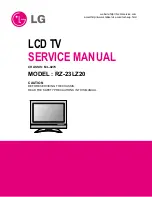 Preview for 1 page of LG RZ-23LZ20 Service Manual