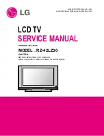 LG RZ-42LZ30 Service Manual предпросмотр