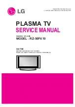 LG RZ-50PX10 Service Manual preview