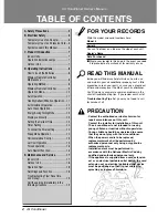 Preview for 2 page of LG S09MH Owner'S Manual