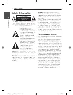 Preview for 2 page of LG S43A1-D Owner'S Manual