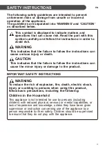 Preview for 3 page of LG S4NQ09AA3QA Owner'S Manual