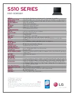 Preview for 2 page of LG S510-G.CB02A9 Brochure & Specs