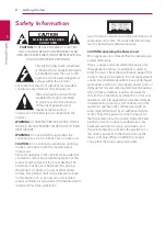 Предварительный просмотр 2 страницы LG S63T1-C Owner'S Manual