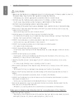 Предварительный просмотр 4 страницы LG SAHSBP30GA0 Owner'S Manual