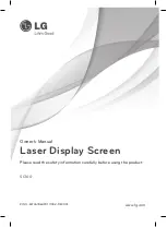 Preview for 1 page of LG SC100 Owner'S Manual