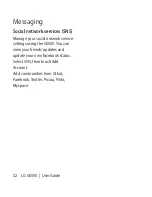 Preview for 26 page of LG Sentio GS505 User Manual