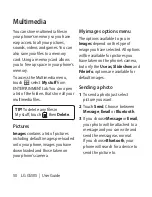 Preview for 44 page of LG Sentio GS505 User Manual