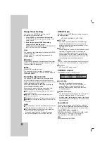 Preview for 20 page of LG SH52PR-CZ Owner'S Manual