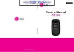 Preview for 1 page of LG SHINE CE110 Service Manual