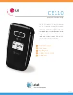 LG SHINE CE110 Specification Sheet preview