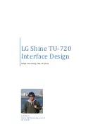 Preview for 1 page of LG Shine TU-720 Interface Manual