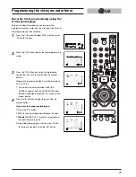 Предварительный просмотр 27 страницы LG ShowView LV4981 Owner'S Manual