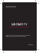 Предварительный просмотр 49 страницы LG SIGNATURE OLED65G6V Safety And Reference