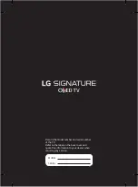 Предварительный просмотр 84 страницы LG SIGNATURE OLED65G6V Safety And Reference