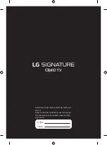 Предварительный просмотр 32 страницы LG SIGNATURE OLED65G7 Series Manual