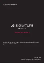 LG SIGNATURE OLED65W9 Quick Setup Manual предпросмотр