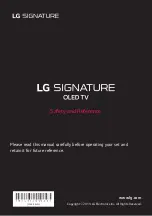 LG SIGNATURE OLED88Z9PLA Safety And Reference preview