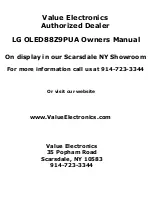 Preview for 1 page of LG SIGNATURE OLED88Z9PUA Safety And Reference