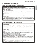 Preview for 5 page of LG SIGNATURE WM9500H A Series Owner'S Manual