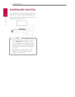 Предварительный просмотр 10 страницы LG SJ2 Owner'S Manual