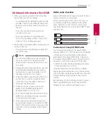 Предварительный просмотр 21 страницы LG SJ7 Owner'S Manual