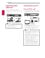 Предварительный просмотр 14 страницы LG SK1 Owner'S Manual